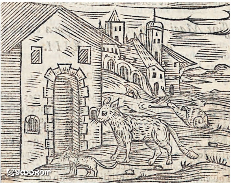 Рис. 1. Ведьмы в облике животных. Иллюстрация к книге Франческо мария Гуаццо «Compendium Maleficarum». Милан. 1608. Wien, Österreichische Nationalbibliothek.