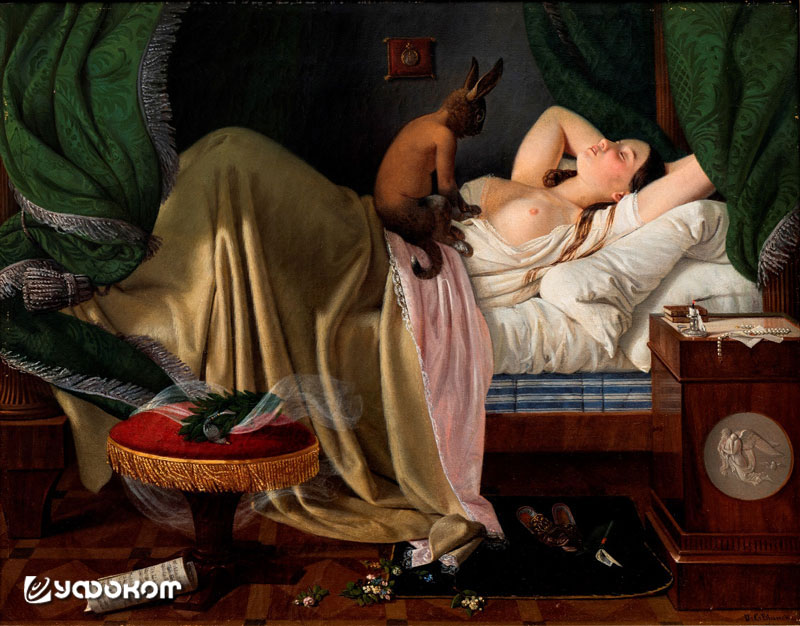 «Кошмар» датского художника Детлефа Блунка (1846 год).