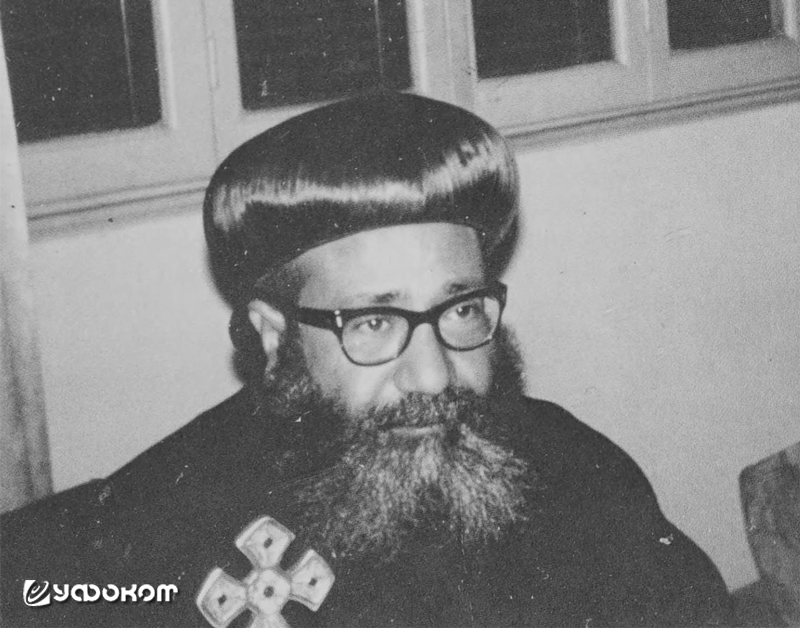 Епископ Григорий, руководитель комиссии патриархии по расследованию событий в Зейтуне. Снимок Дж. Палмера. 