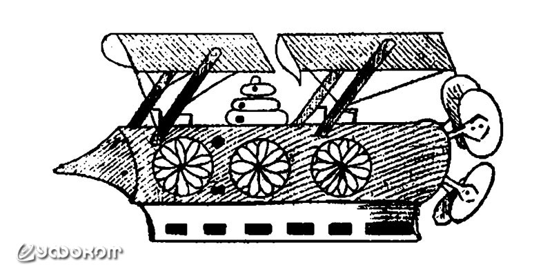 Рисунок, сделанный со слов Дж. Хутона («Arkansas Gazette», Apr. 22, 1897). 