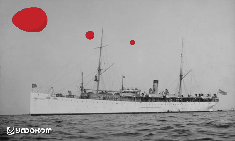 «USS Supply» в море. Реконструкция наблюдения с учетом угловых размеров. 